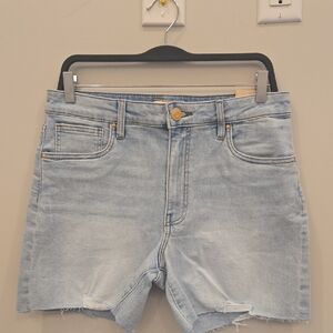Kut from the Kloth Light Blue Denim Cutoff Shorts Size 4 NWT
